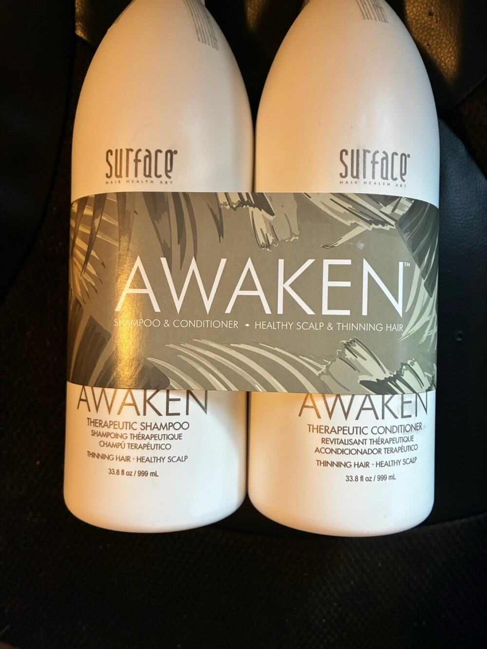 Surface Awaken Therapeutic Shampoo & Conditioner Set -Thinning Hair 33.8 fl oz